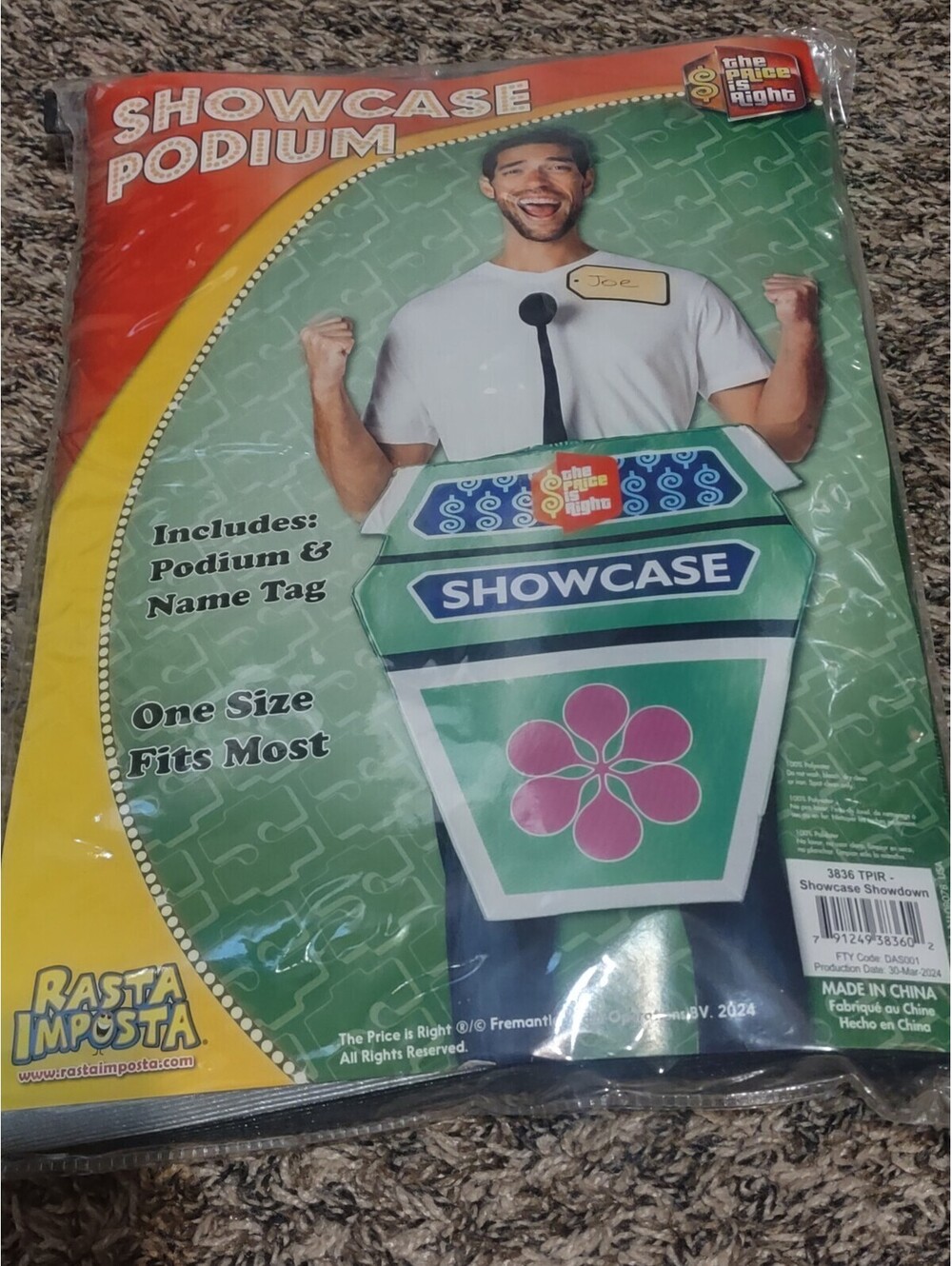 Brand New The Price Is Right Showcase Showdown Adult Costume